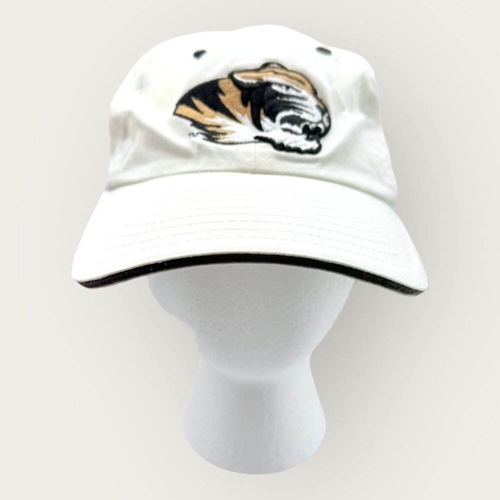New Era Missouri Mizzou Tigers Adjustable Baseball Cap White
